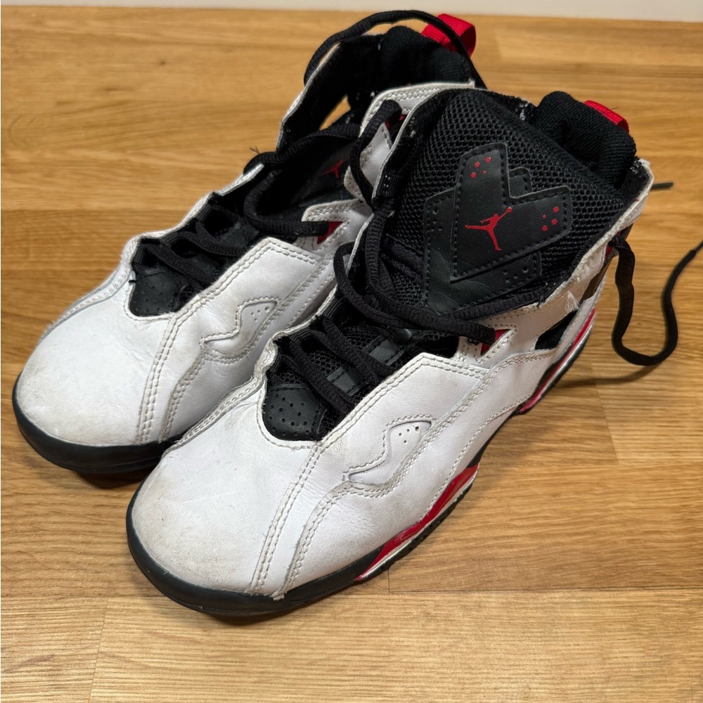 Jordan’s White and Black Sneakers